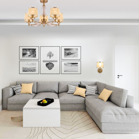 Настенные бра — Бра Eurosvet 60081/1 золотая бронза купить в 