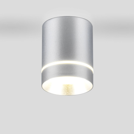Накладные точечные светильники — Накладной светильник Elektrostandard DLR021 9W 4200K хром матовый купить в 