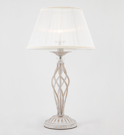 Настольные лампы — 32806/1N белый с патиной хром купить в 