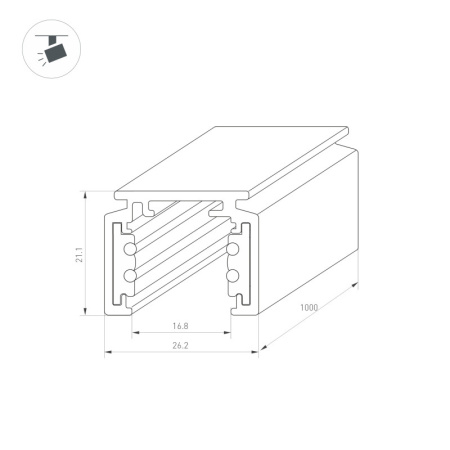 Шинопроводы — Шинопровод Arlight 037309 купить в  Шинопроводы — Шинопровод Arlight 037309 купить в