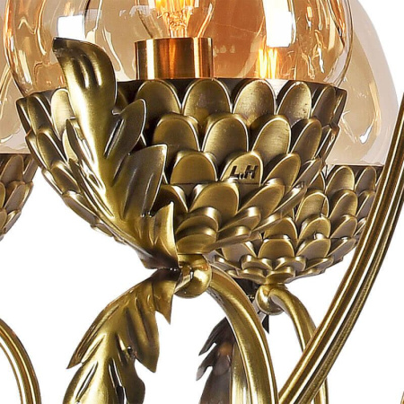 Люстры подвесные — Подвесная люстра Lumien Hall Оливи 3304/8H-ABPAB-AM купить в 