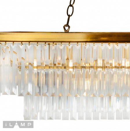 Люстры каскадные — Каскадная люстра iLamp 8945-6A GLD купить в 
