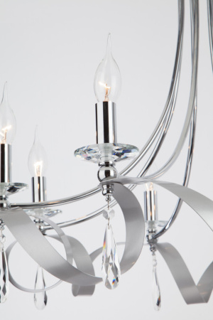 Люстры подвесные — Подвесная люстра Eurosvet 60064/8 хром купить в 