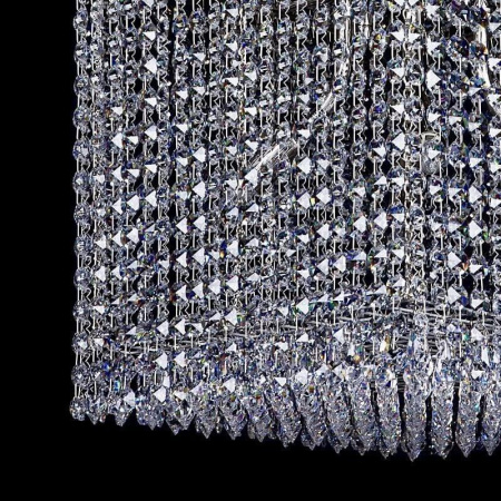 Потолочные светильники — Потолочный светильник Artglass Leandra 300X300 Nickel CE купить в 