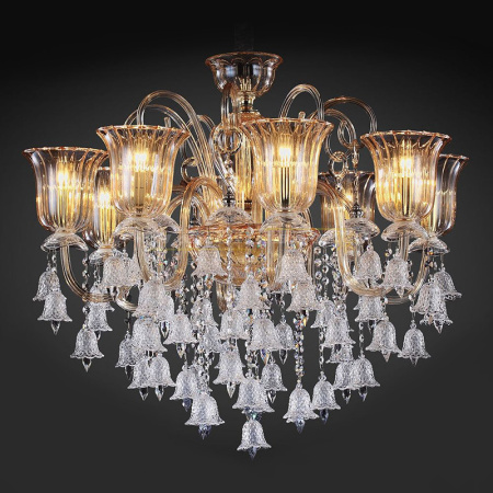 Люстры на штанге — Люстра на штанге Illuminati MD1102709-8B gold купить в 