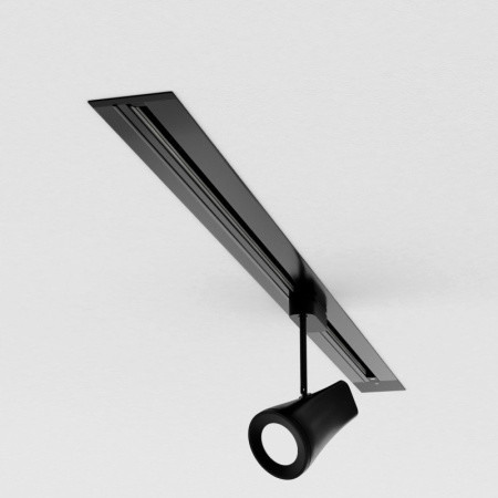 Шинопроводы — Шинопровод Elektrostandard 85082/00 / Встраиваемый однофазный шинопровод черный (1м.) купить в 