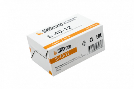 Блоки питания для светодиодных лент — Блок питания для светодиодной ленты SWG S-40-12 купить в 