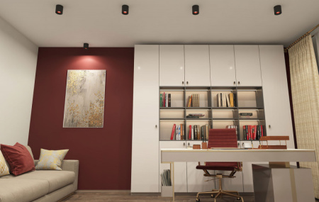 Накладные точечные светильники — Накладной светильник Denkirs DK3090-BK+RD купить в  Накладные точечные светильники — Накладной светильник Denkirs DK3090-BK+RD купить в