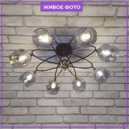 Потолочные люстры — Потолочная люстра Seven Fires Klimin SF3319/8C-CF-FGD купить в 