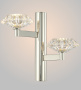 Настенные бра — Бра Crystal Lux REBECA AP2 NICKEL купить в 