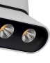 Споты — Светодиодный спот Lumien Hall Фергус 8005/3CS-WT-BK купить в  Споты — Светодиодный спот Lumien Hall Фергус 8005/3CS-WT-BK купить в