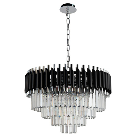 Люстры каскадные — Каскадная люстра Natali Kovaltseva DARIAN 76017/10C CHROME BLACK купить в  Люстры каскадные — Каскадная люстра Natali Kovaltseva DARIAN 76017/10C CHROME BLACK купить в
