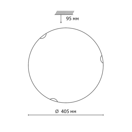 Накладные светильники — Накладной светильник Sonex 7602/DL купить в 