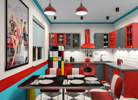 Накладные точечные светильники — Накладной светильник Denkirs DK3090-BK+RD купить в  Накладные точечные светильники — Накладной светильник Denkirs DK3090-BK+RD купить в