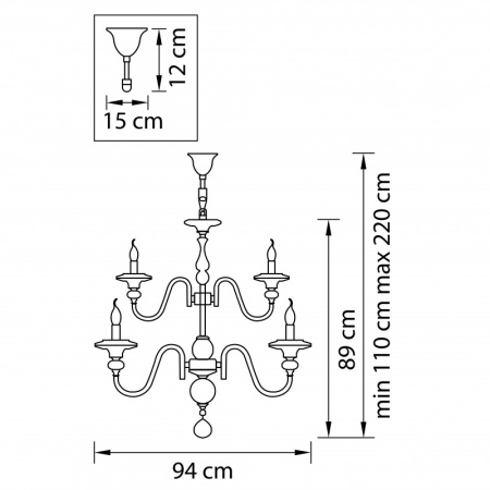Потолочные люстры — Подвесная люстра Osgona Azzurro 699184 купить в 