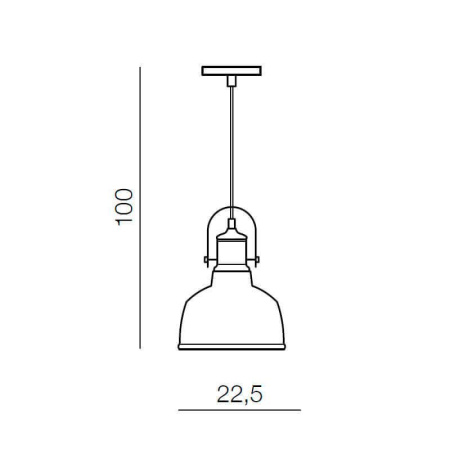 Подвесные светильники — Подвесной светильник Azzardo Darling 1 AZ2409 купить в 