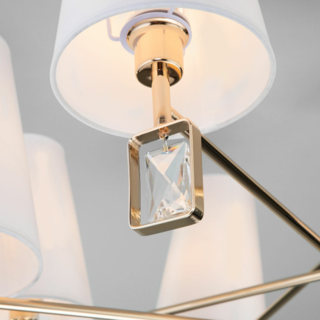 Люстры на штанге — Люстра на штанге Eurosvet 60137/8 золото купить в 