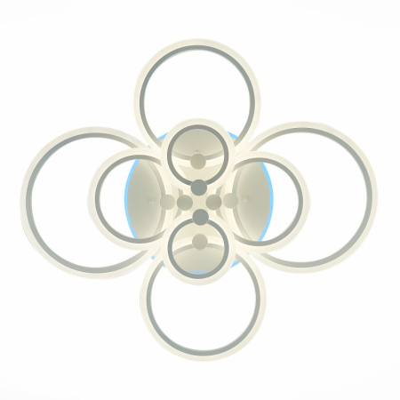 Люстры накладные — Накладная люстра Evoluce SLE500552-08RGB купить в 