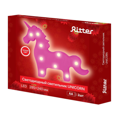 Акриловые фигуры — Светодиодная фигура Ritter Unicorn 29276 0 купить в 
