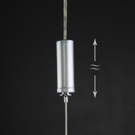 Подвесные светильники — Подвесной светильник Eurosvet 90072/1 серебряный купить в 