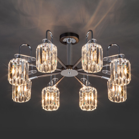 Люстры на штанге — Люстра на штанге Eurosvet 70090/8 графит купить в 