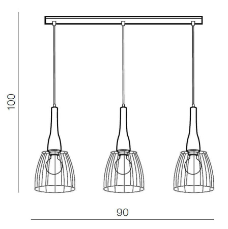 Подвесные светильники — Подвесной светильник Azzardo Terata AZ2949 купить в 