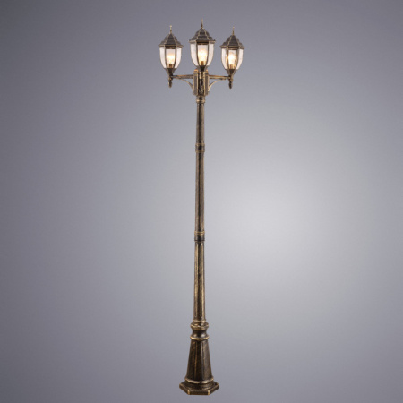 Высокие уличные фонари — Садово-парковый светильник ARTE Lamp A3151PA-3BN купить в  Высокие уличные фонари — Садово-парковый светильник ARTE Lamp A3151PA-3BN купить в