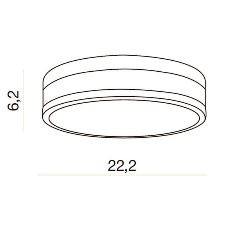 Накладные светильники — Накладной светильник Azzardo Kari 22 AZ2065 купить в 
