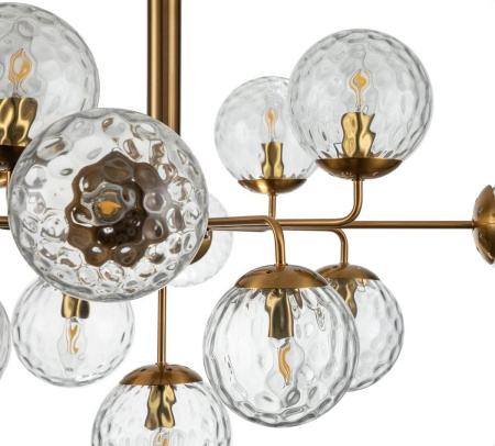 Люстры на штанге — Подвесная люстра Indigo Cocoon 11008/13P Brass V000121 купить в  Люстры на штанге — Подвесная люстра Indigo Cocoon 11008/13P Brass V000121 купить в