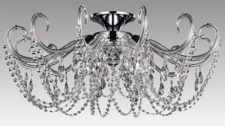 Люстры накладные — Накладная люстра Crystal Lux IMPERIA PL6 CHROME/TRANSPARENTE купить в 