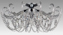 Люстры накладные — Накладная люстра Crystal Lux IMPERIA PL6 CHROME/TRANSPARENTE купить в 