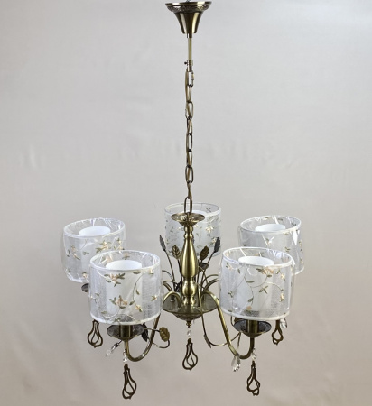 Люстры подвесные — 3061/5 бронза купить в 