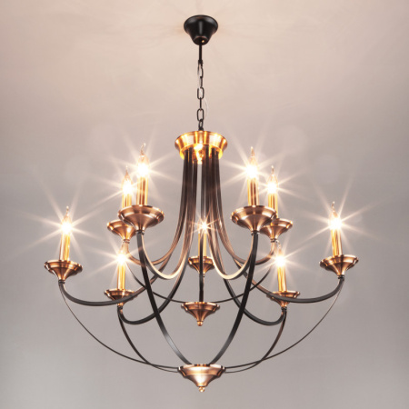 Люстры подвесные — Подвесная люстра Eurosvet 60098/9 черный купить в 