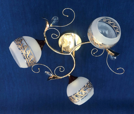 Потолочные люстры — 02940/3 (2656) золото купить в 