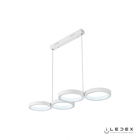 Свет для дома — Подвесная люстра iLedex Ring Star 9004-4-D WH купить в  Свет для дома — Подвесная люстра iLedex Ring Star 9004-4-D WH купить в