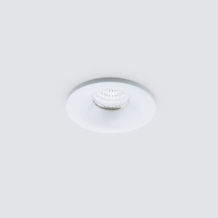 Встраиваемые точечные светильники — Встраиваемый светильник Elektrostandard 15270/LED 3W WH белый купить в 