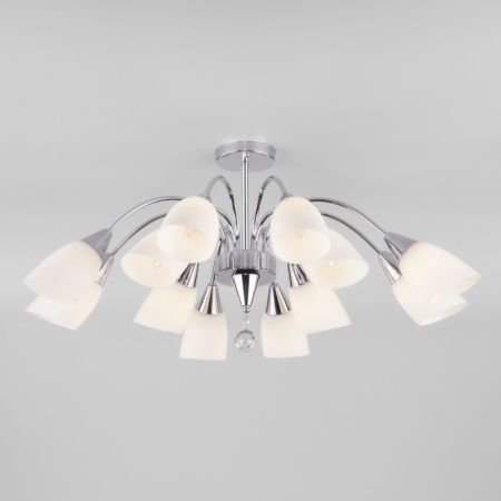 Люстры на штанге — Люстра на штанге Eurosvet 30149 хром купить в 