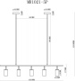 Подвесные светильники — Подвесной светильник MyFar MR1021-5P купить в  Подвесные светильники — Подвесной светильник MyFar MR1021-5P купить в
