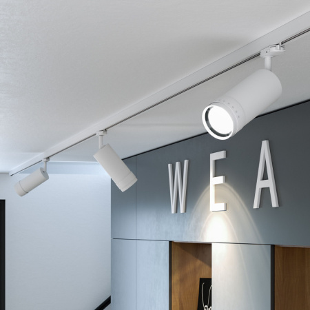 Трековые светильники — Светильник на шине Elektrostandard Vary белый 30W 4200K (85517/01) трехфазный купить в 