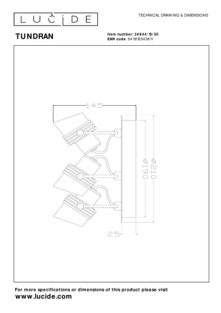 Споты — Спот LUCIDE 34944/13/30 купить в 