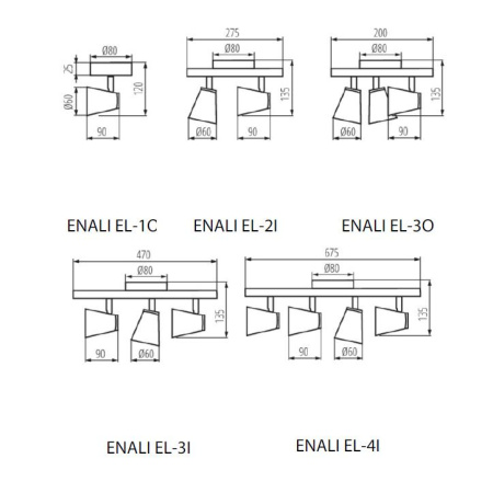 Споты — Спот Kanlux ENALI EL-1O W 28760 купить в 