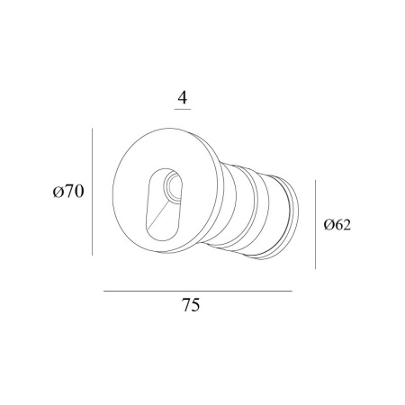 Подсветка стен и ступеней — Подсветка ступеней лестницы Denkirs DK1013-DG купить в 
