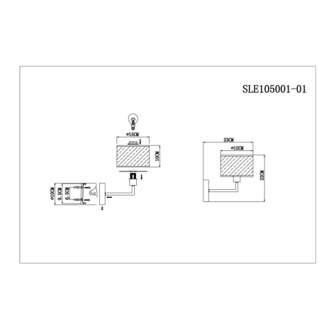 Настенные бра — Бра Evoluce SLE105001-01 купить в 