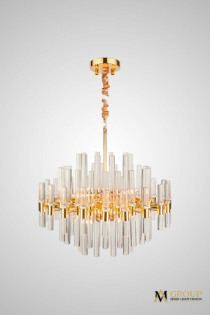 Люстры подвесные — Подвесная люстра AM Group ADRIAN L600 GOLD купить в 
