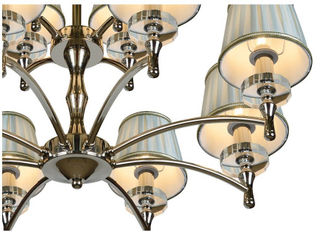 Люстры подвесные — Подвесная люстра iLamp Olivia 82336/8+4 CR купить в 