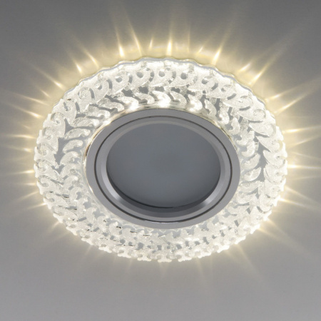 Встраиваемые точечные светильники — Встраиваемый светильник Elektrostandard 2223 MR16 CL прозрачный купить в 