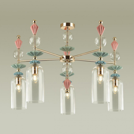 Люстры на штанге — Люстра на штанге Odeon Light 4855/5C купить в 