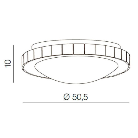 Потолочные светильники — Потолочный светильник Azzardo Gallant 50 AZ1593 купить в 