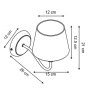 Настенные бра — Бра ARTE Lamp A1528AP-1WH купить в  Настенные бра — Бра ARTE Lamp A1528AP-1WH купить в