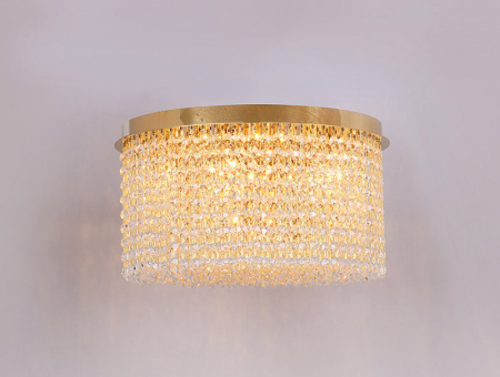 Люстры накладные — Накладная люстра Newport 10164/PL gold купить в 